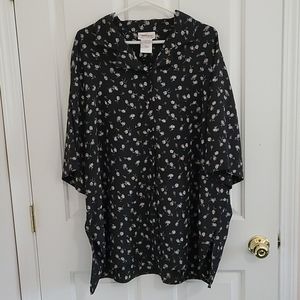Worthington Black & White Print Blouse!!!